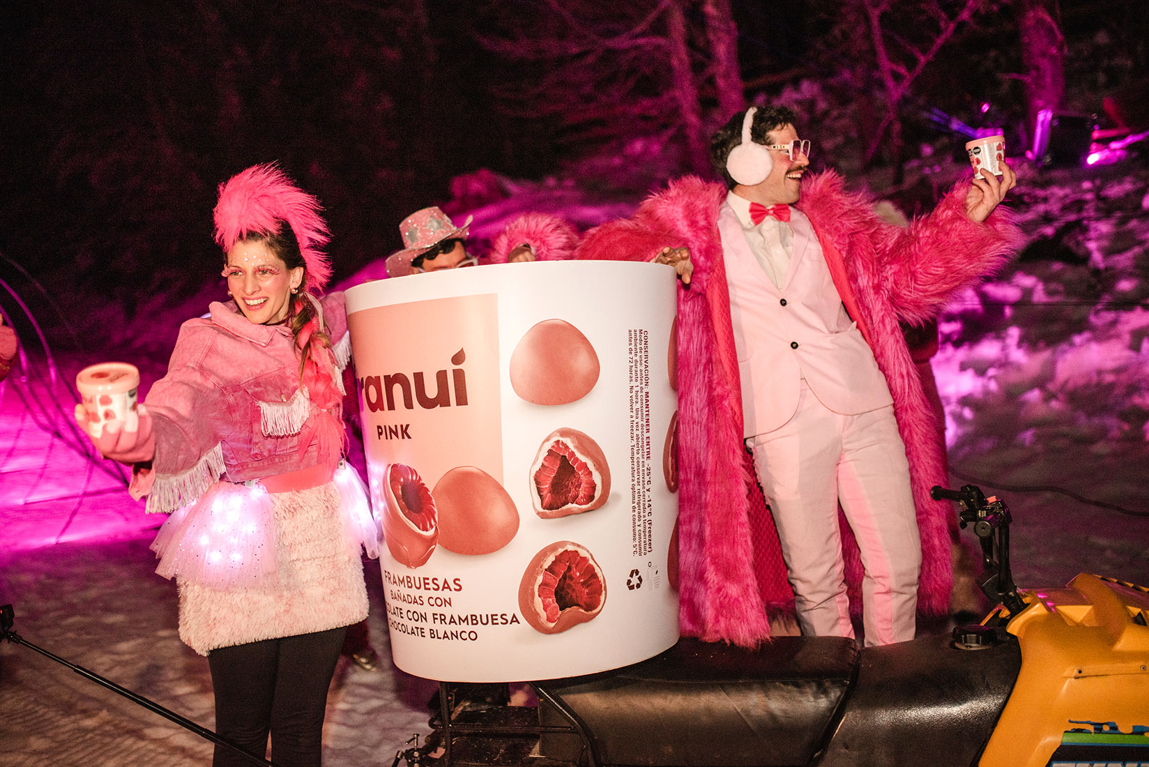 17 lanzamiento marca Franui pink fiesta evento dupla planners patagonia argentina bariloche